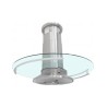 Campana Sanaire Cristal Central Iris-090 Acero Inoxidable