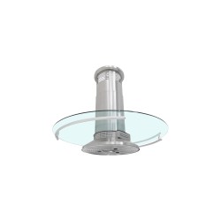 Campana Sanaire Cristal Central Iris-090 Acero Inoxidable