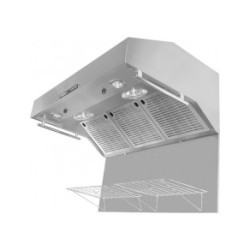 Campana Sanaire Europea Pared Retro-076,080,092,100 Acero inox