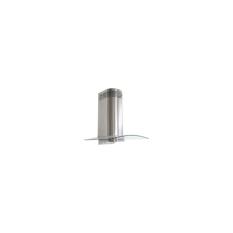 Campana Sanaire Cristal Pared Millenium-076-080-090 Acero Inox