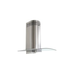 Campana Sanaire Cristal Pared Millenium-076-080-090 Acero Inox