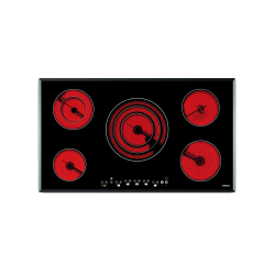 Parrilla Teka TOTAL TZ 951 BK Vitrocerámica de 90 cm con 5 zonas con Touch Control. REF.  112530006