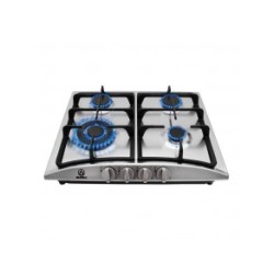 Parrilla de gas empotrable de 4 quemadores de acero inoxidable 4Q-EA-T Marca Supra