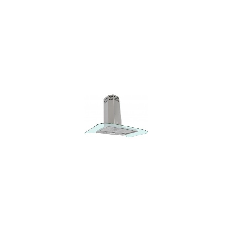 Campana Sanaire Cristal Pared Platinium-100 Acero Inoxidable