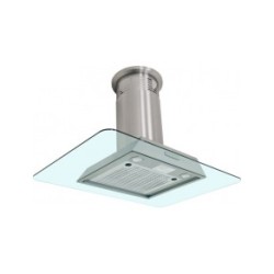 Campana Sanaire Cristal Central Hera-090 Gris Metalico