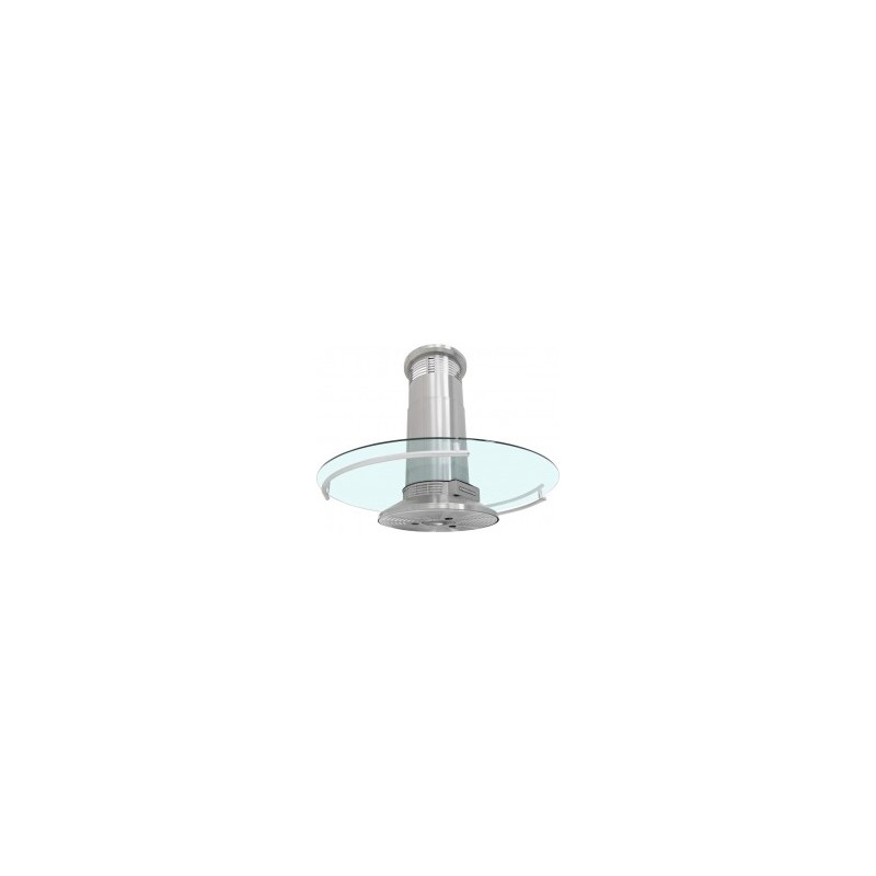 Campana Sanaire Cristal Central Iris-090 Gris Metalico