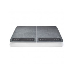 Parrilla de inducción magnética de sobreponer de 2 quemadores BRUSH W TWO Marca Supra