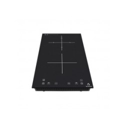 Parrilla de inducción magnética empotrable de 2 quemadores verticales DUE-V Marca Supra