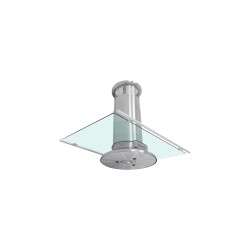 Campana Sanaire Cristal Central Cristal-090 Gris Metalico