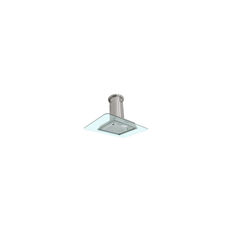 Campana Sanaire Cristal Pared Hera-076-080-090 Gris Metalico