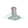 Campana Sanaire Cristal Pared Hera-076-080-090 Gris Metalico
