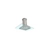 Campana Sanaire Cristal Pared Hera-076-080-090 Gris Metalico